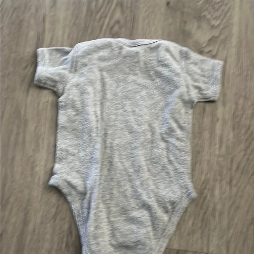 Gray Bodysuit with Sun Salutation Design! A little cracked 💙